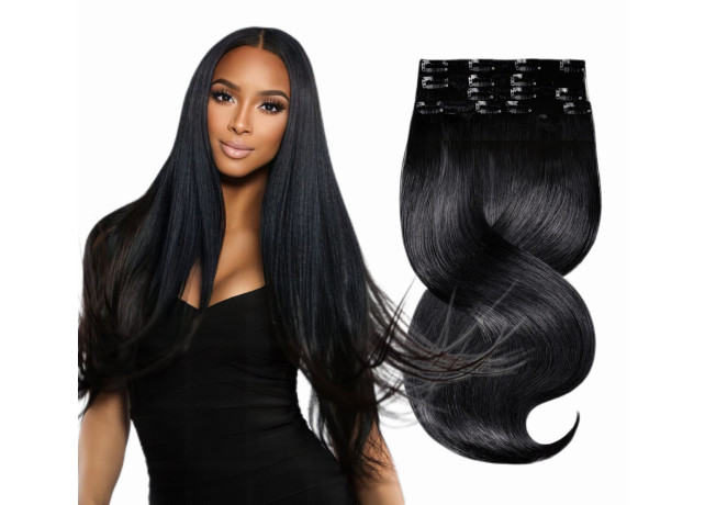 Extensii Clip-On Oskar #1 Negru